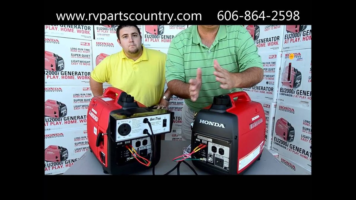 Honda EU2000 Accessories and Parallel Operation To Double Output